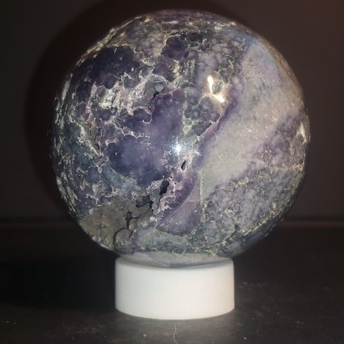 Carved Natural Crystals -Grape Agate- Pick Your Favorite Towers, Spheres, Hearts - Picture 76 of 107