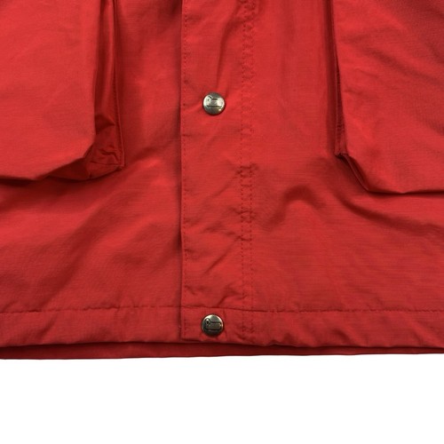 VTG 80's XL Woolrich Bright Red Hooded Mountain Parka Tartan Plaid Lined - Picture 8 of 15