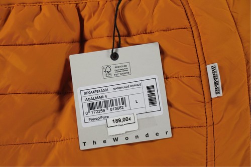 NEU ! Napapijri Herren Steppjacke orange Gr. L - Bild 8 von 8