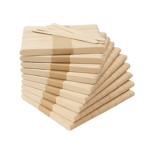 Holz Eisstiele Holzstiele Wooden Sticks Hochwertige Bastelmaterial Holzstäbchen - Bild 1 von 8