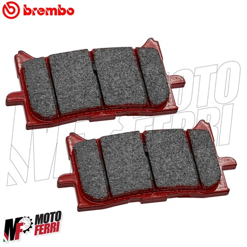MF7539 Pastiglie Freno Ant + Post Honda X-ADV 750 2017/2025 Brembo Rosso Sinter - Foto 3 di 12