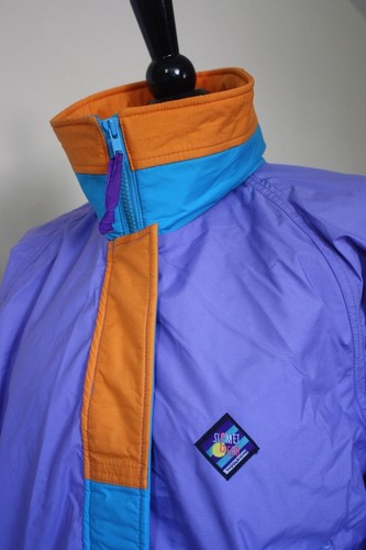Vtg 90s Woolrich Woman M Sigmet Gear Nylon Jacket Lilac Purple ColorBlock Ski - Picture 9 of 12