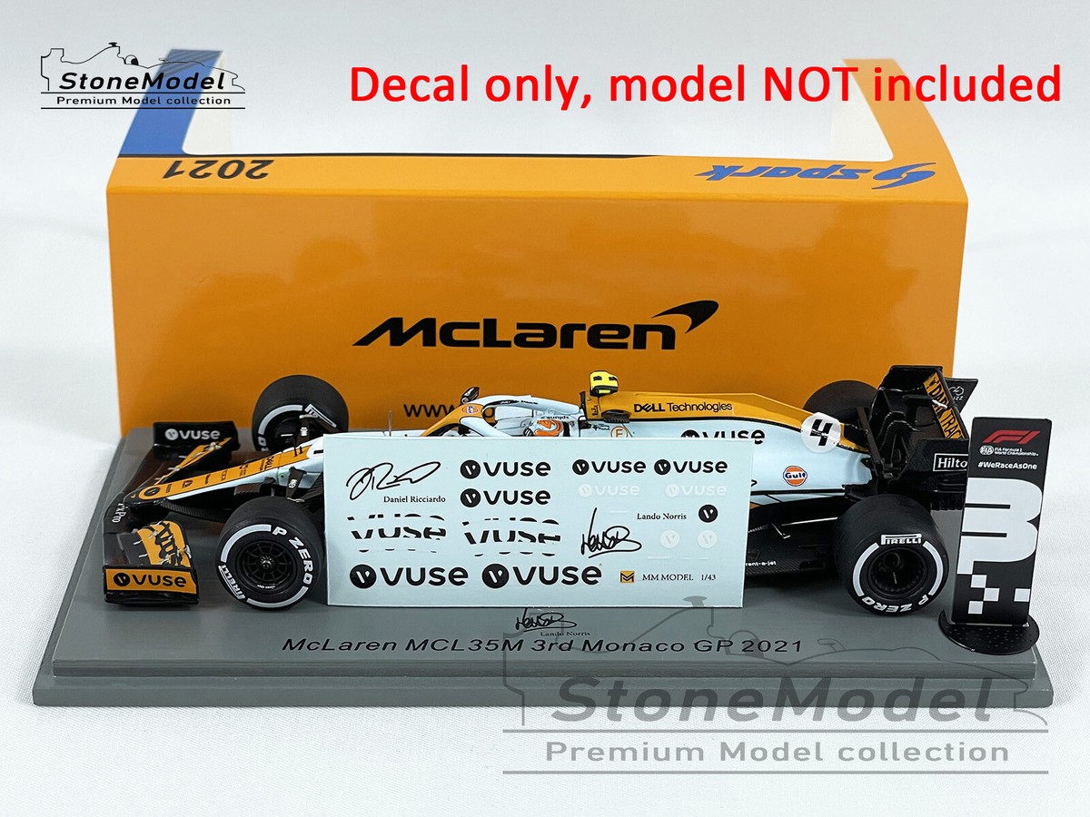 ミニチャンプス1/43 MCL35M ノリス 2021 モナコ Gulfカラー MINICHAMPS（ミニチャンプス） 1/43 マクラーレン F1 チーム