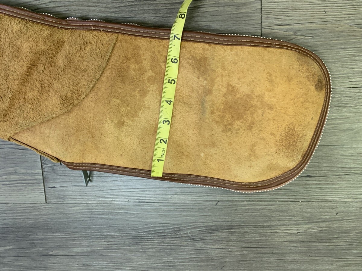 VINTAGE LEATHER RED HEAD BRAND Leather GUN CASE 45 inch | eBay