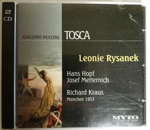 Giacomo Puccini Tosca Leonie Rysanek 2CD Myto