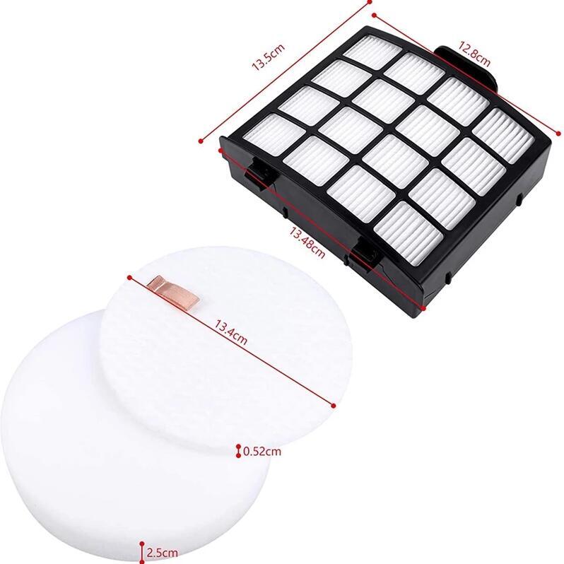 HEPA Filter Kit for Shark Vertex DuoClean PowerFin Upright Vacuum