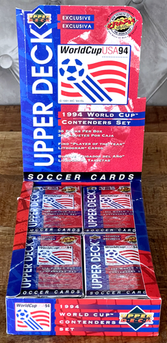 1994 UPPER DECK WORLDCUP CONTENDERS SET Soccer PACK 10 Cards ENGLISH/SPANISH OVP - Bild 4 von 21