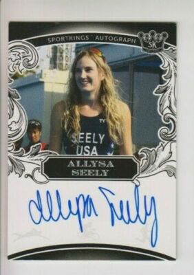 2018 Sportkings ALLYSA SEELY Triathlete autographed SIGNED AUTO card
