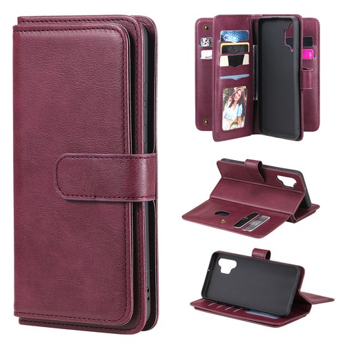 For Various Models 10 Cards Multifunction Flip Wallet PU Leather Case Skin Cover - Picture 14 of 17