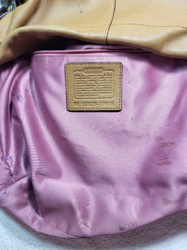 Coach Leder Carly Purse Seesack Tasche Handtasche C0826-10615 braun Karamell - Bild 12 von 13