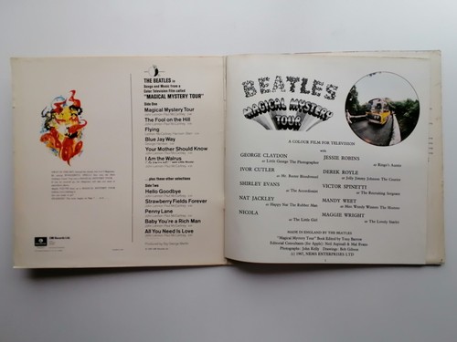THE BEATLES  U.K. LP  MAGICAL MYSTERY  TOUR    1978 YELLOW  VINYL EXPORT - Picture 10 of 12