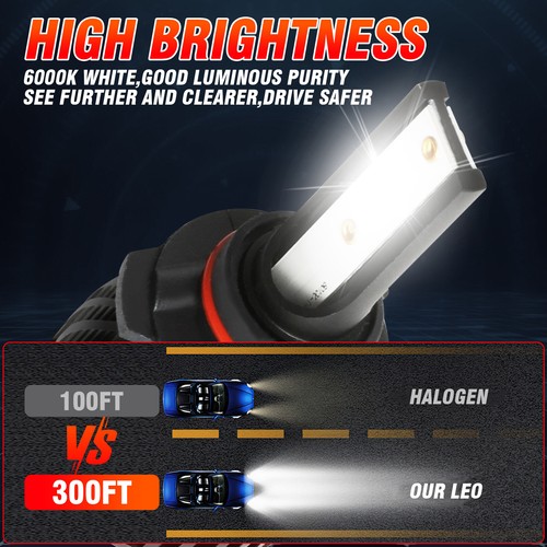 For Kenworth T660 Truck 2007-2020 LED Headlights High Low Bulbs Kit Xenon White - Picture 6 of 11