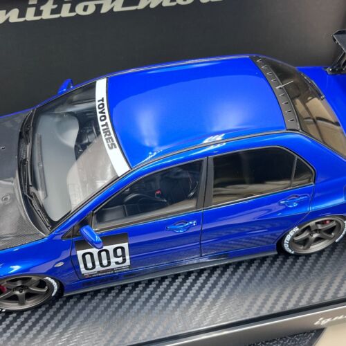 ignition model 1/18 Mitsubishi Lancer IX 9 CT9A blue 009 IG2378 Resin model JDM - Picture 4 of 22