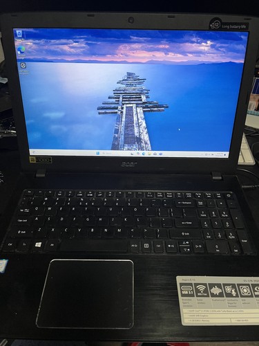ACER ASPIRE E5-576-392H | INTEL CORE I3-8130U 2.20GHZ | 512GB | 1GB RAM | Win11H