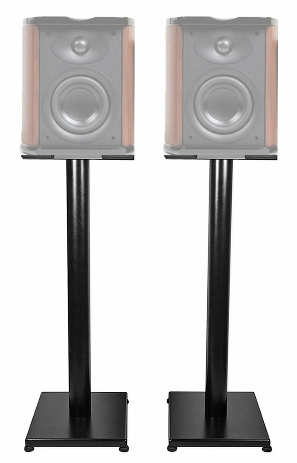 Подставки для книжных колонок из черной стали 29 Мм для книжных колонок Swan M100MKII