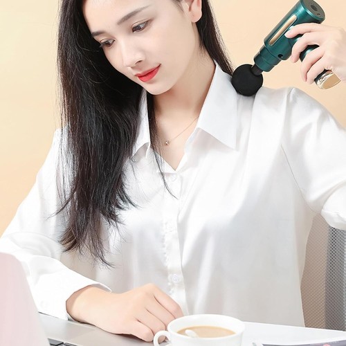 Layhou Fascia Massage Gun Muscle Relaxation Massager Portable Handheld Electric - Picture 8 of 8