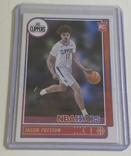 Jason Preston 2021 Panini Hoops Rookie RC #242 Los Angeles Clippers