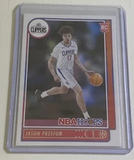 Jason Preston 2021 Panini Hoops Rookie RC #242 Los Angeles Clippers