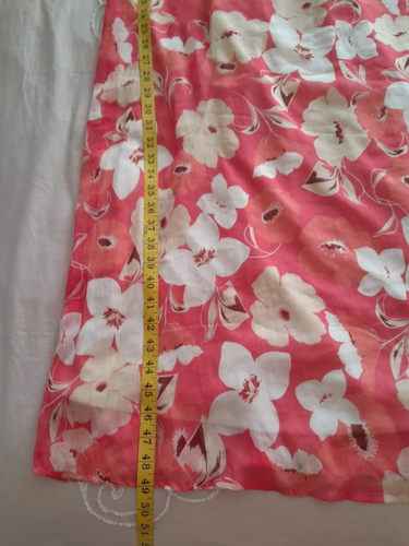 JD Williams, beautiful summer dress, pink, cream, size 12 - Picture 4 of 12