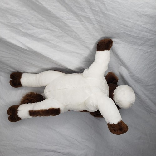 Gund Peluche Mucca Mooly Peluche 15" Berretti Lunghi Marrone Bianco - Foto 7 di 7