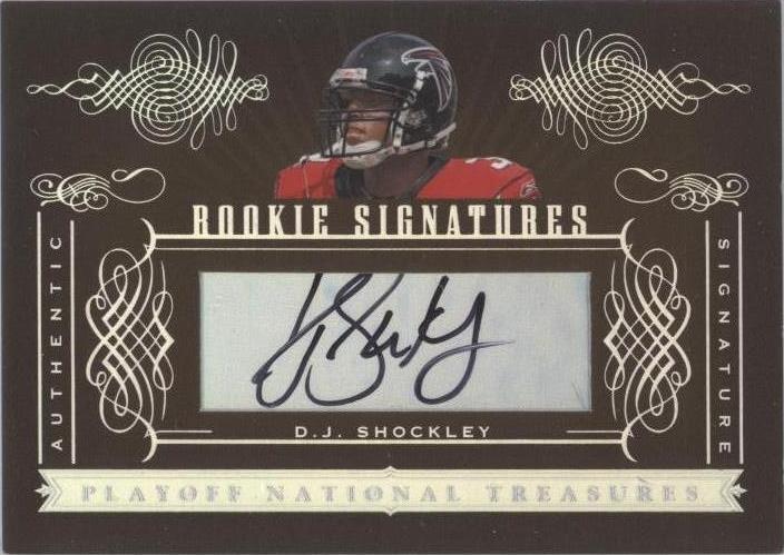 2006 Playoff National Treasures D.J. Shockley #182 - 1 of 2