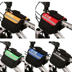 Bicycle Front Frame Waterproof Bag Cycling Bike Tube Pouch Holder Saddle Pannier