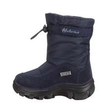 Naturino Lined Leather Winter Boots Rainstep Varna 20 Navy New Without Box