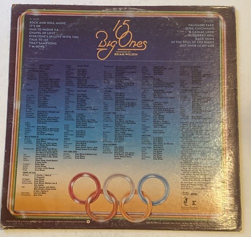 1976 The Beach Boys "15 Big Ones" LP - Reprise Records - Imagen 4 de 6