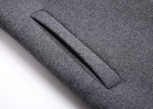 Neuer koreanischer lässiger Wollmantel mittellang trendy Jacke Herren Oberbekleidung Kapuze Business - Bild 16 von 27