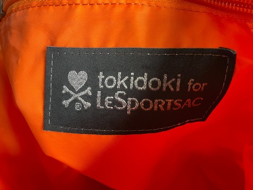 Bolso Bandolera Bolso Mensajero Lesportsac Tokidoki Playground - Raro Difícil de Encontrar Patrón - Imagen 16 de 17