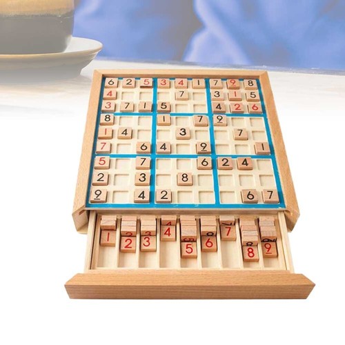 Holz Sudoku Komplette Set Anzahl Denken Spiel Sudoku Ein Tag - Bild 5 von 11