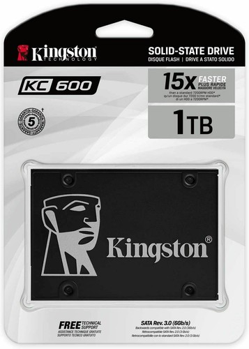 New Kingston KC600 1 TB Solid State Drive - 2.5" Internal - SATA [SATA/600] - Picture 1 of 1