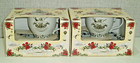 HENDRICKS GIN TEA CUP AND SAUCER SETS x 2 BNIB