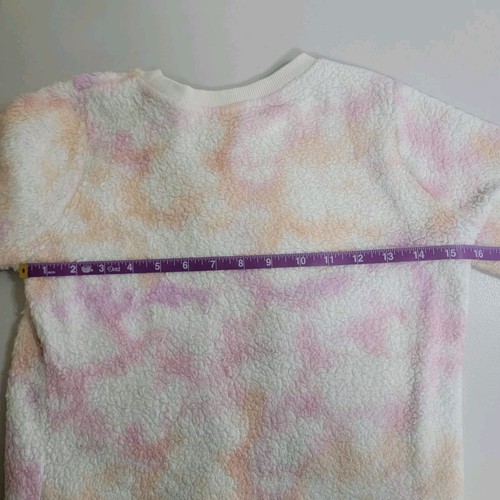 Cat & Jack Girls Sweater : Size Medium 7/8 tie dye Pink/Orange/Purple Top wear. - Picture 6 of 7