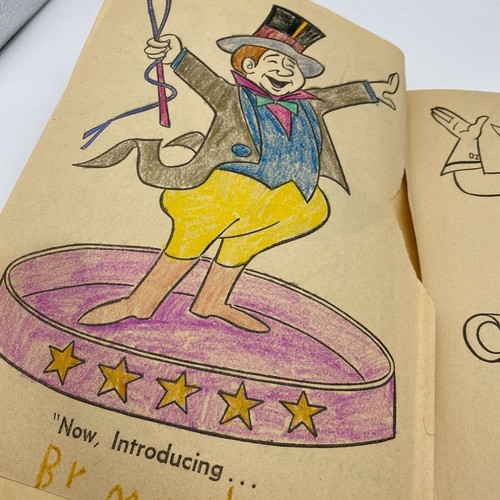 Vintage Bozo the Clown coloring book Whitman 1966 Larry Harmons TV - Picture 7 of 10