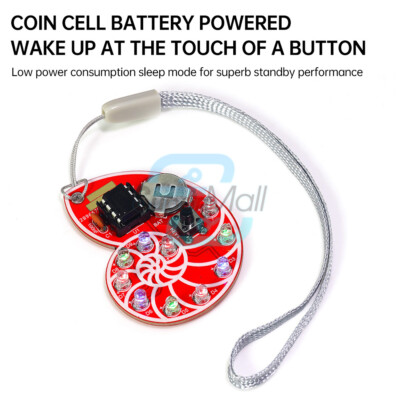 DIY LED Soldering Learning Kit Electronic Soldering Practice Parts Decoration