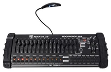 Rockville ROCKFORCE 384 Channel Light/Fog DMX Lighting Controller + MIDI Control