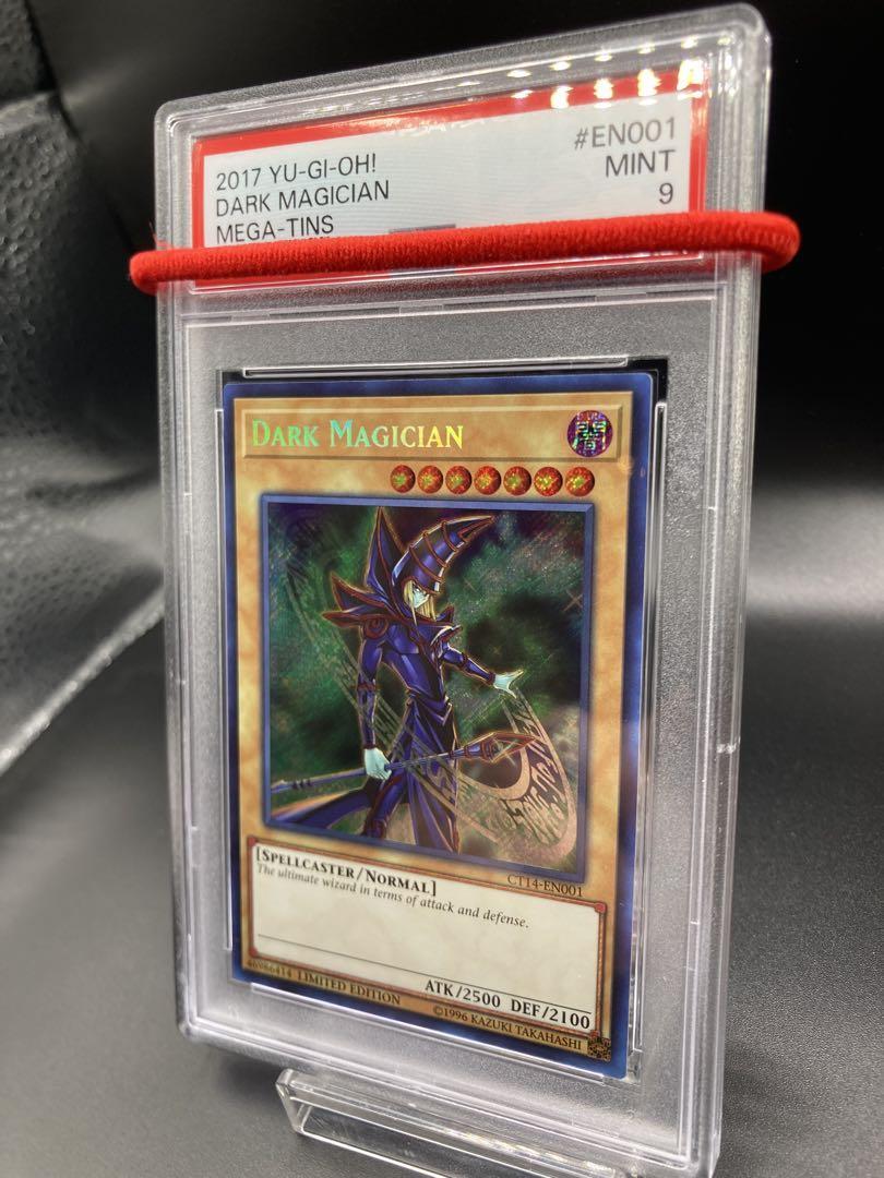 PSA 9 Dark Magician Yu-Gi-Oh Secret Rare CT14-EN001 Graded Card  