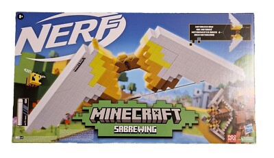 Nerf Minecraft Sabrewing motorisierter Bogen Mit 8 Darts Neu OVP