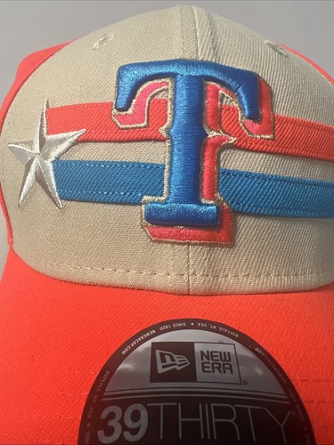 New Era  Cream Texas Rangers 2024 MLB All-Star Game  39THIRTY Mens Flex Hat L/XL - Bild 5 von 13