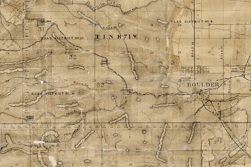 1888 Map of Boulder County Colorado - Picture 3 of 3