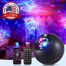 Galaxia Proyector Portatil LED Luz Luces De Noche Colores Con Altavoz Bluetooth
