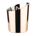 Paderno Sambonet Aperitif Snack Tray, Stainless Steel, Copper, D. 9.5 cm