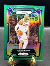 2023-24 Panini Prizm NBA LeBron James Green Prizm SP Lakers #63