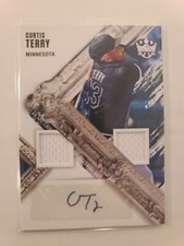 2022 Diamond Kings DK Materials Autograph Dual Relic Curtis Terry RC Auto Twins