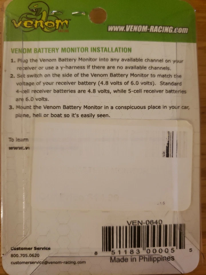 Venom Racing Battery Monitor VEN-0640 - Image 4 of 4