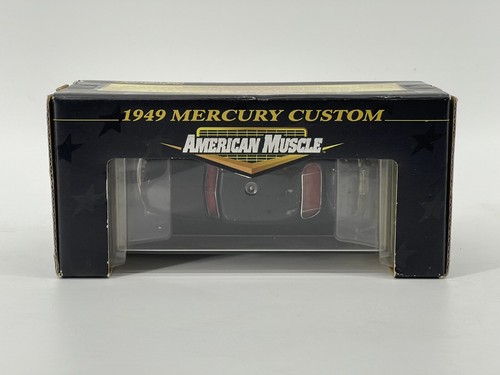 American Muscle 1:43 Scale 1949 Mercury Custom Black Red New Unopened Fast Ship - Picture 2 of 6