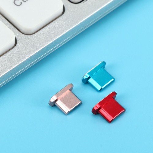 Dustproof Cover Aluminium Alloy Stopper Micro Charger Port Anti Dust Plug - Zdjęcie 7 z 11