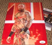 MALAKAI BLACK SIGNED 8X10 PHOTO JSA COA AEW AUTOGRAPH WRESTLING ALEISTER WWE 