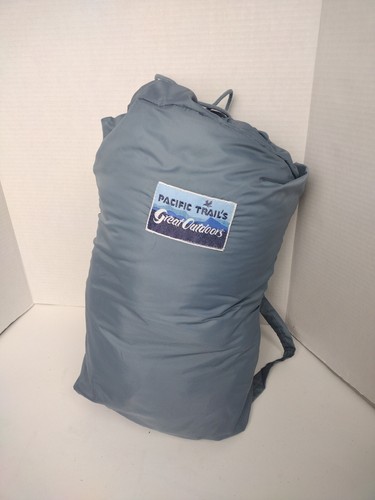 Pacific Trail Great Outdoors Jacket Coat LG 90's Tuckaway Backpack Conv Grunge - Picture 9 of 15